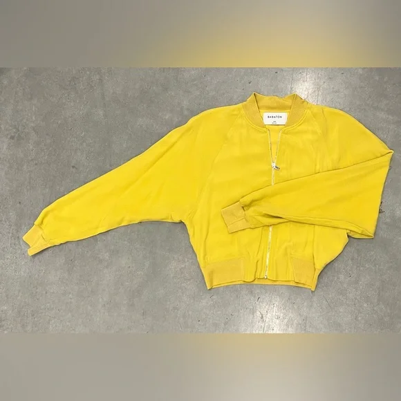 Babaton Jackets Coats Aritzia Babaton Yellow Bomber Jacket